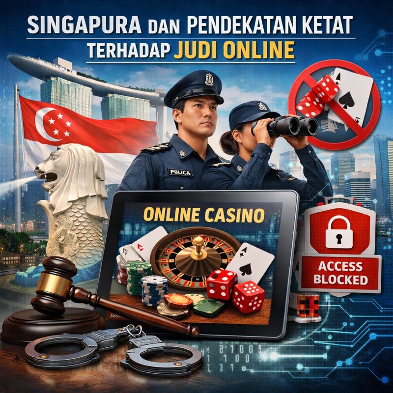 Singapura dan Pendekatan Ketat terhadap Judi Online