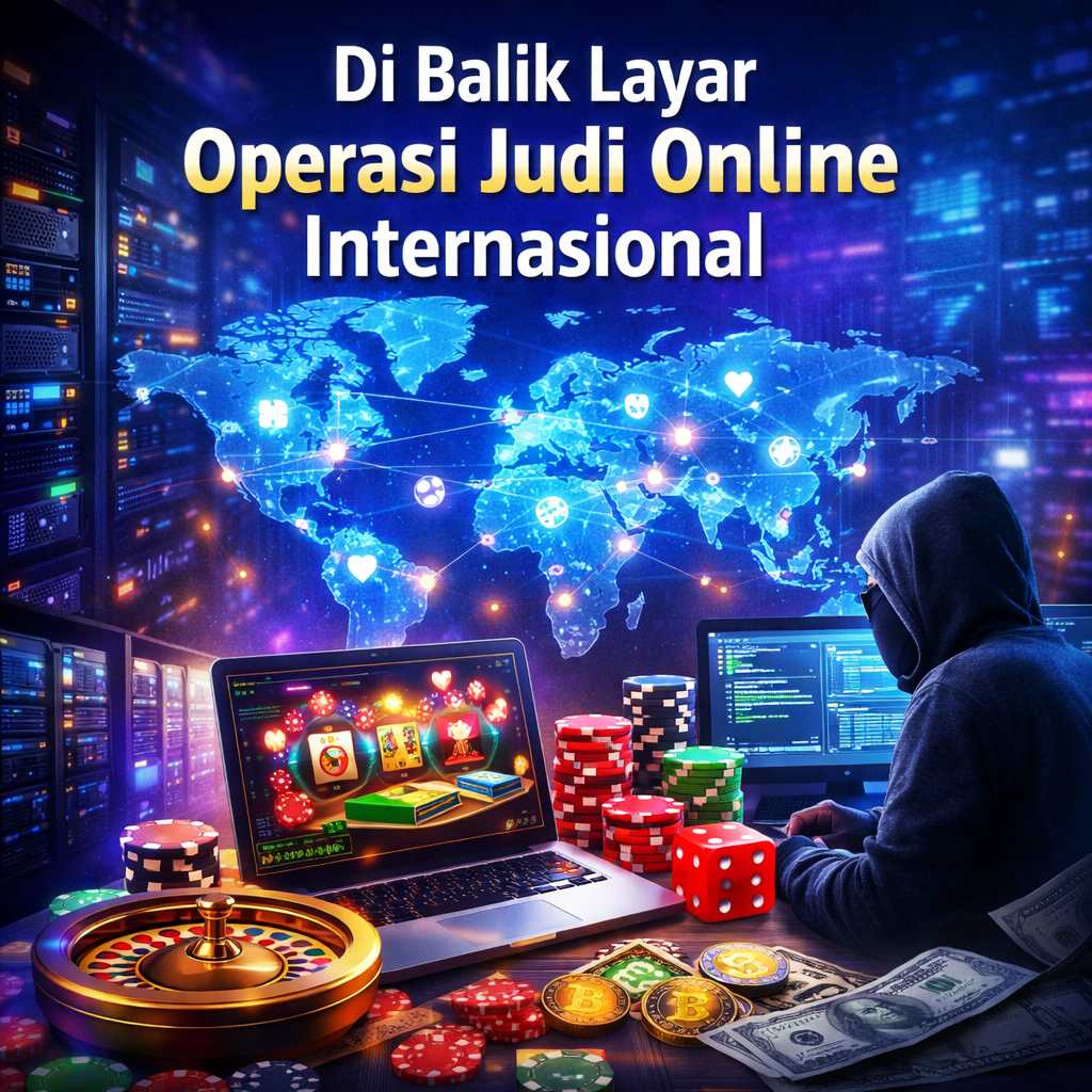 Di Balik Layar Operasi Judi Online Internasional
